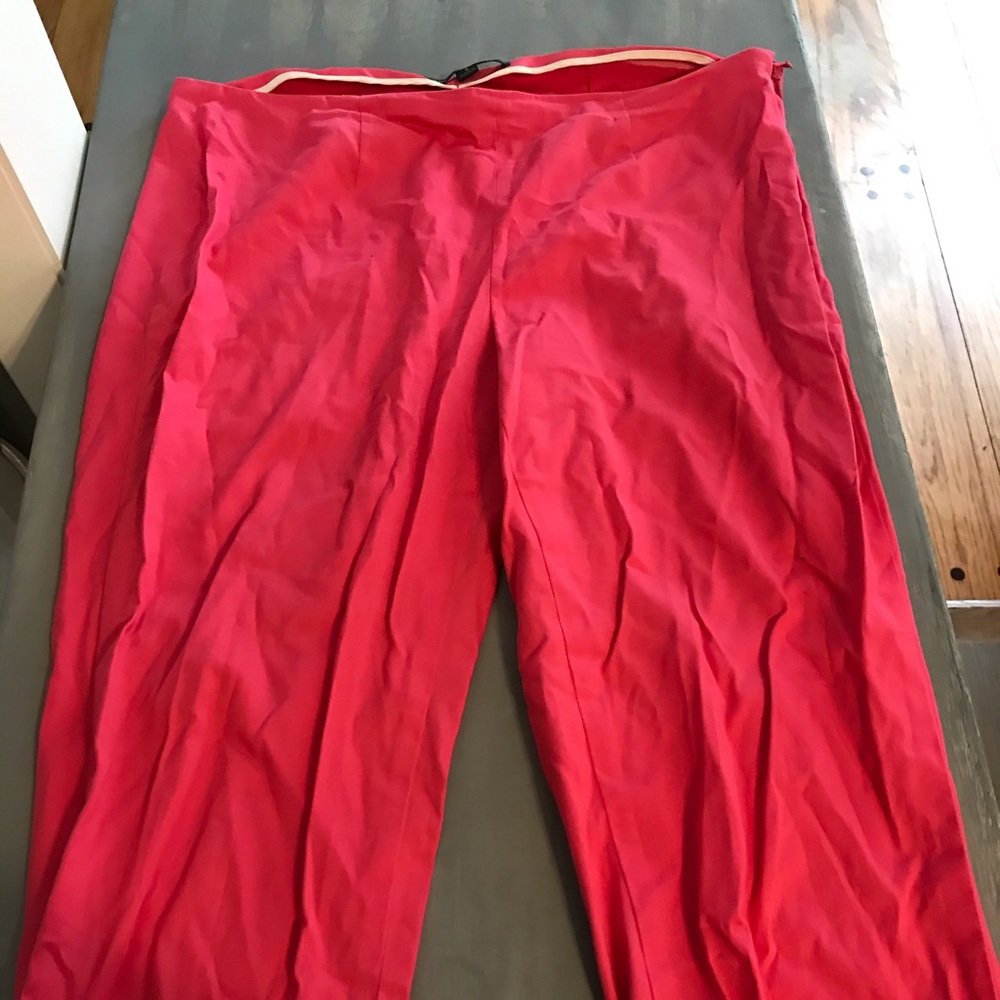 Hot Pink Brooks Brothers Natalie Fit Trousers